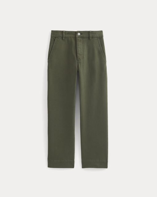 Alternative view of The Utility Straight-Leg Pant | Olive Night | 26.5 Inseam
