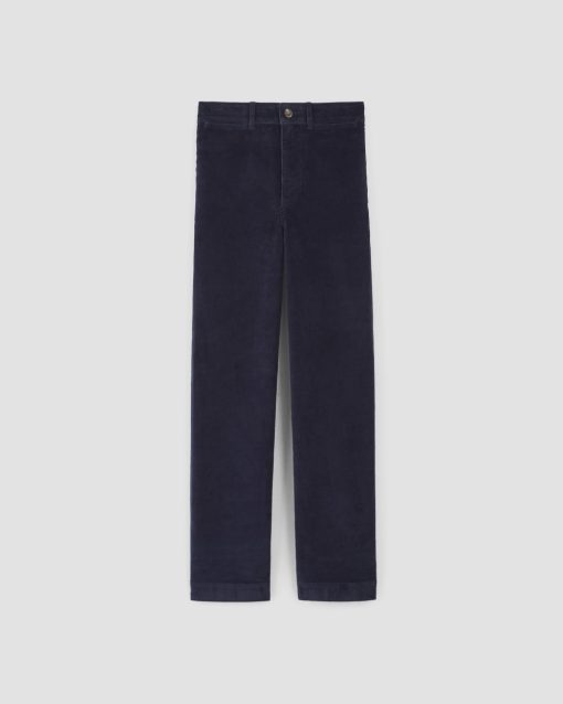 Alternative view of The Corduroy Wide-Leg Pant | Navy
