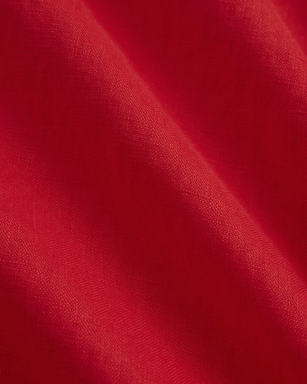 The Boxy Shirt in Linen | Fiery Red - Image 6