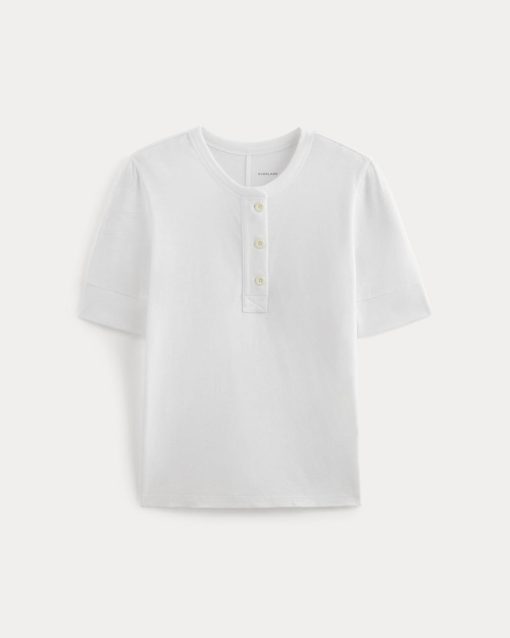 Alternative view of The Henley in Cotton Linen | White