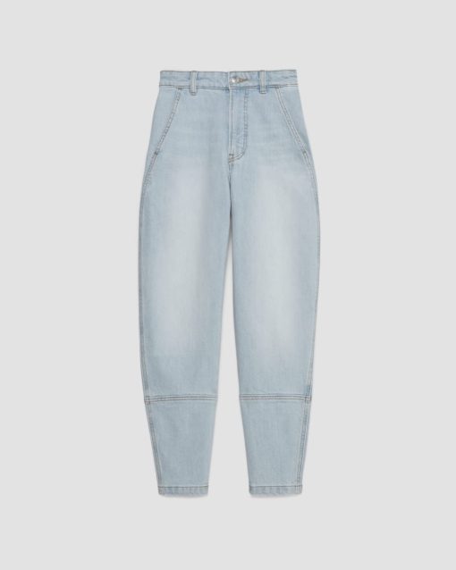 Alternative view of The Utility Barrel Pant | Fog | Regular