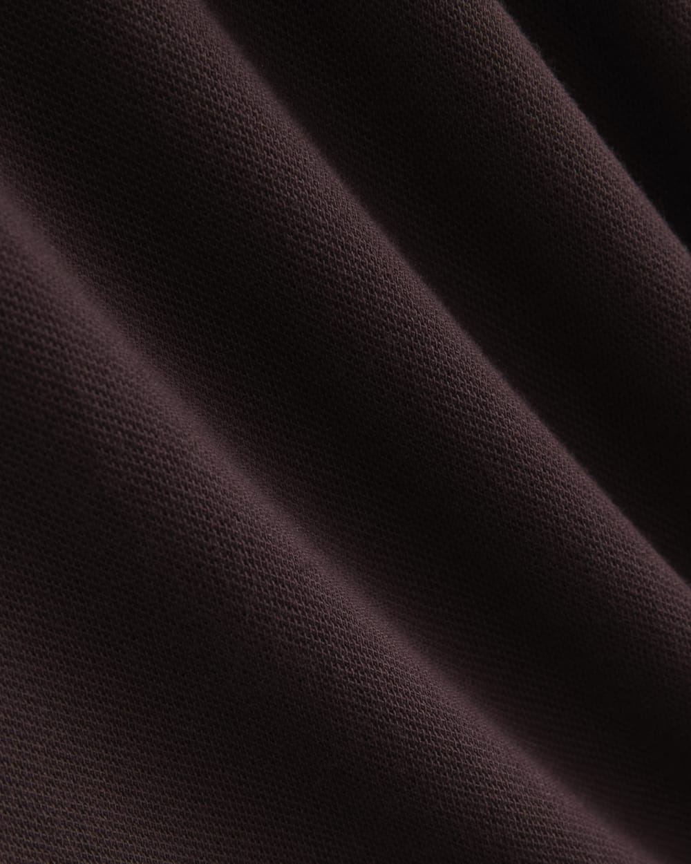 Pique Polo Short-Sleeve Dress | Dark Chocolate - Image 6