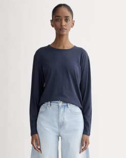 The Air Long-Sleeve Tee | Navy