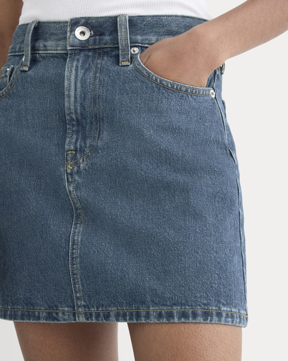 The Denim Mini Skirt | Deep Atlantic - Image 4