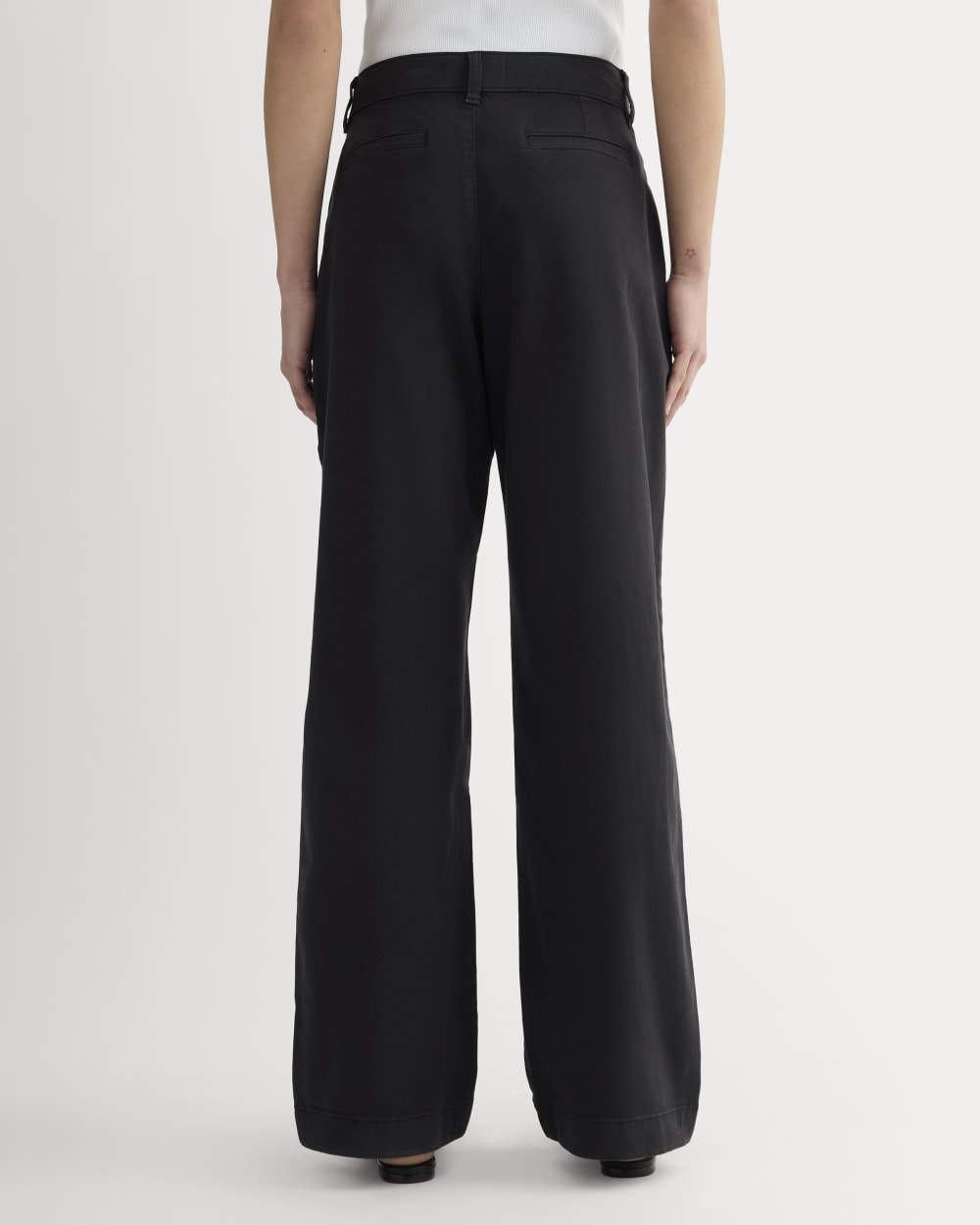 The Wide-Leg Chino | Black - Image 5