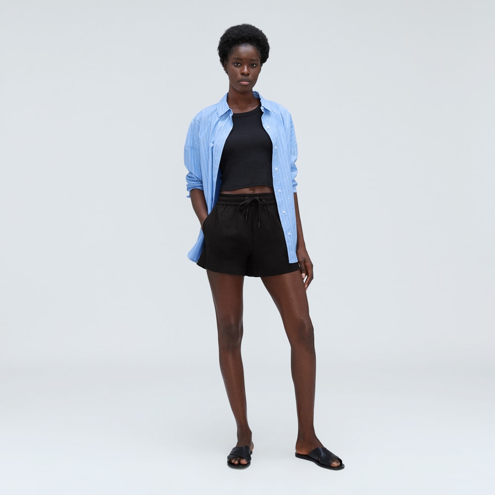 The Seersucker Boxer Short | Black - Image 6