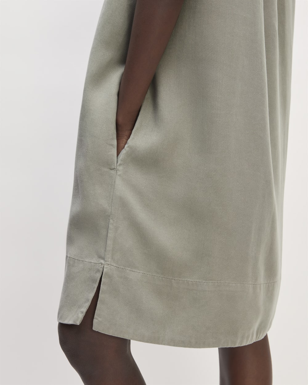 The TENCEL™ Easy Workwear Dress | Sage Green - Image 5