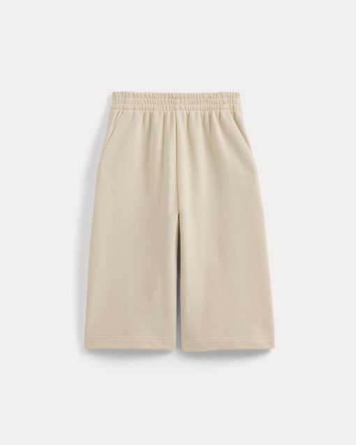 Alternative view of Lightweight Terry Long Shorts | Parchment