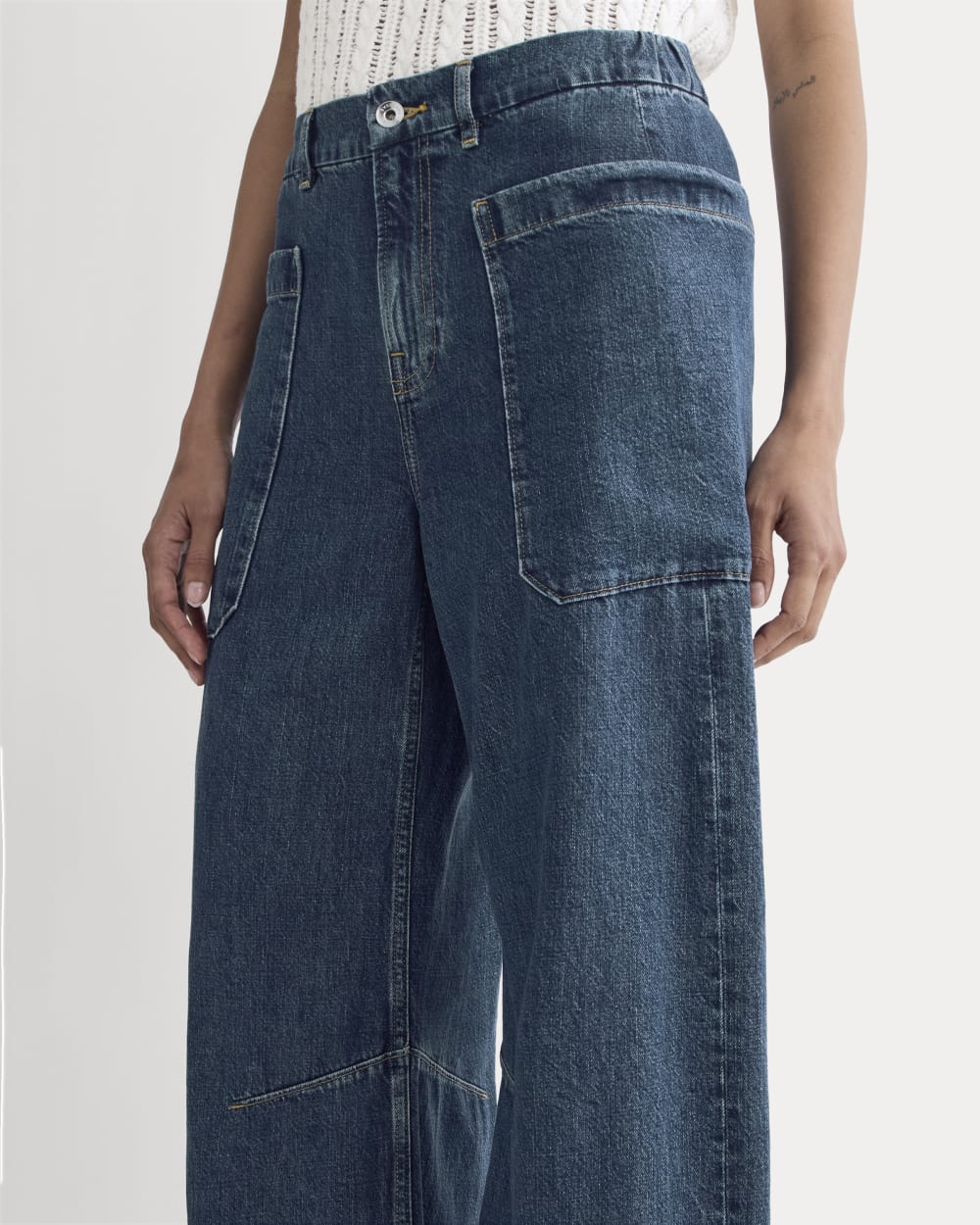 The Gardener Pull-On Jean | Mid Indigo - Image 4