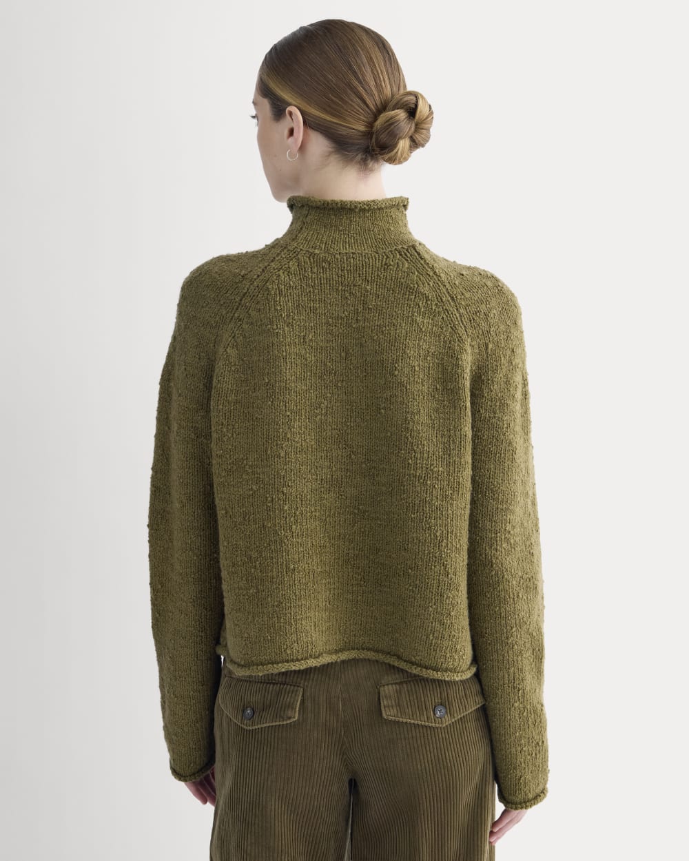 Rollneck Sweater | Olive - Image 5