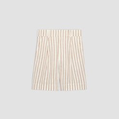 Alternative view of The Linen Way-High® Drape Short | Bone / Caramel
