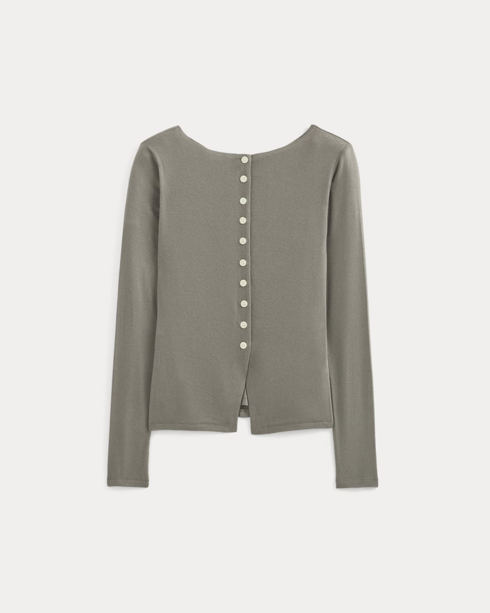 Button-Up Top in Butterluxe | Taupe - Image 2
