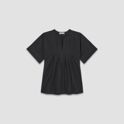 Alternative view of The Poplin Tunic | Black