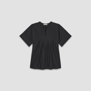 Alternative view of The Poplin Tunic | Black