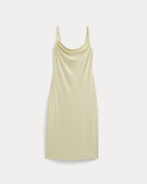 Alternative view of The Tank Midi Dress in Butterknit | Light Yellow