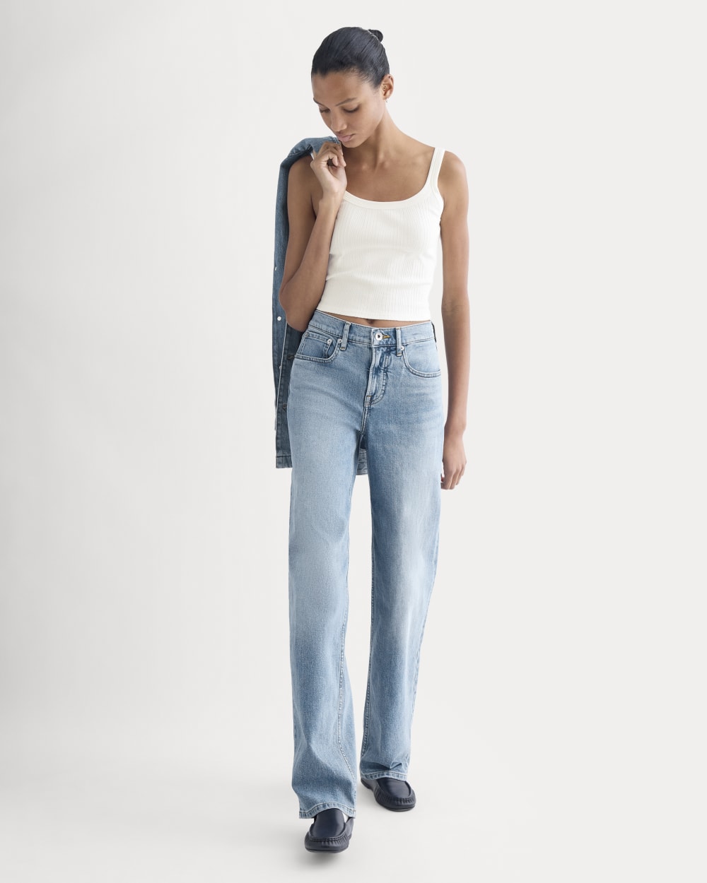 The Column Jean | Vintage Light Indigo | 33 Inseam - Image 7