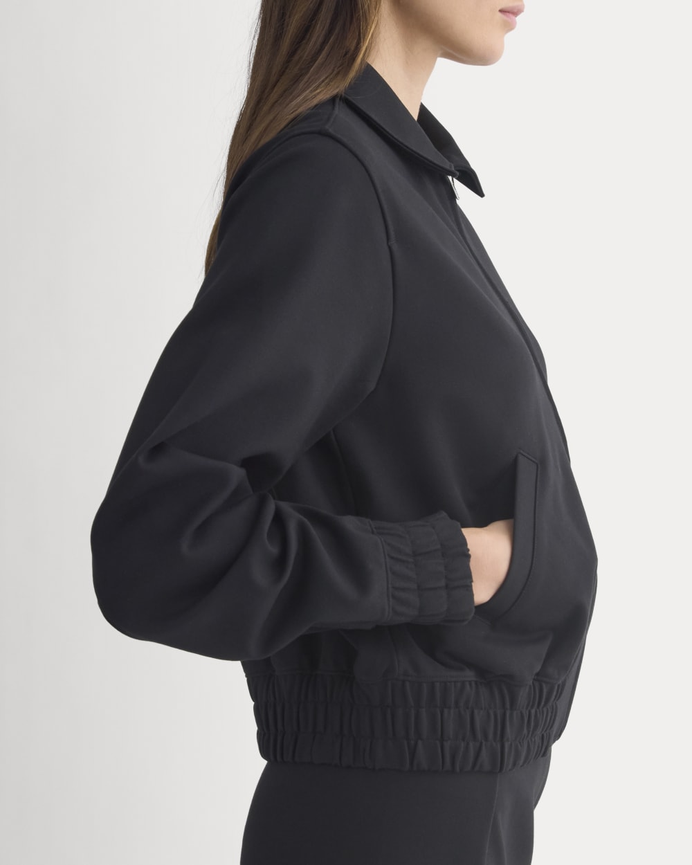 Ponte Aviator Jacket | Black - Image 4