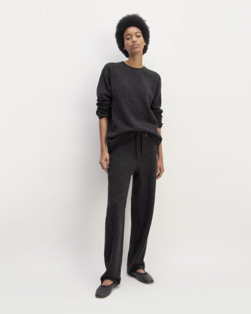 The Cozy-Stretch Straight-Leg Sweatpant | Charcoal