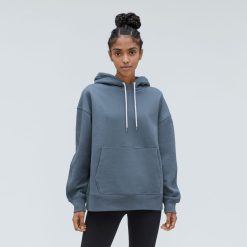 Alternative view of The Track Organic Cotton Popover | Faded Blue