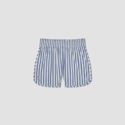 Alternative view of The Poplin Boxer Short | Mazarine Blue / Bone