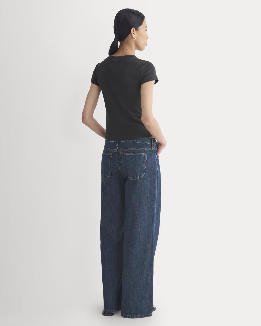 RetroSoft Cotton Crew | Black - Image 4