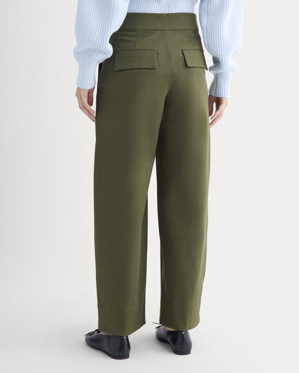 Seamed Balloon Pant | Olive Night - Image 5