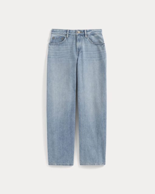 Alternative view of Loose Curve Jean | Light Indigo