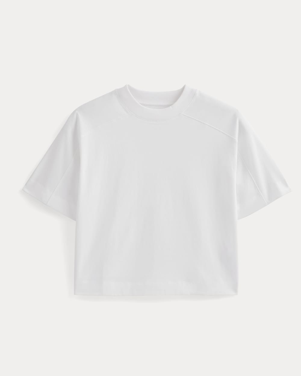 Oversized Seamed Tee | White - Image 2