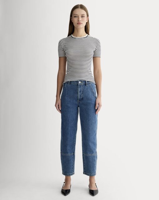 The Utility Barrel Jean | New Blue | Regular