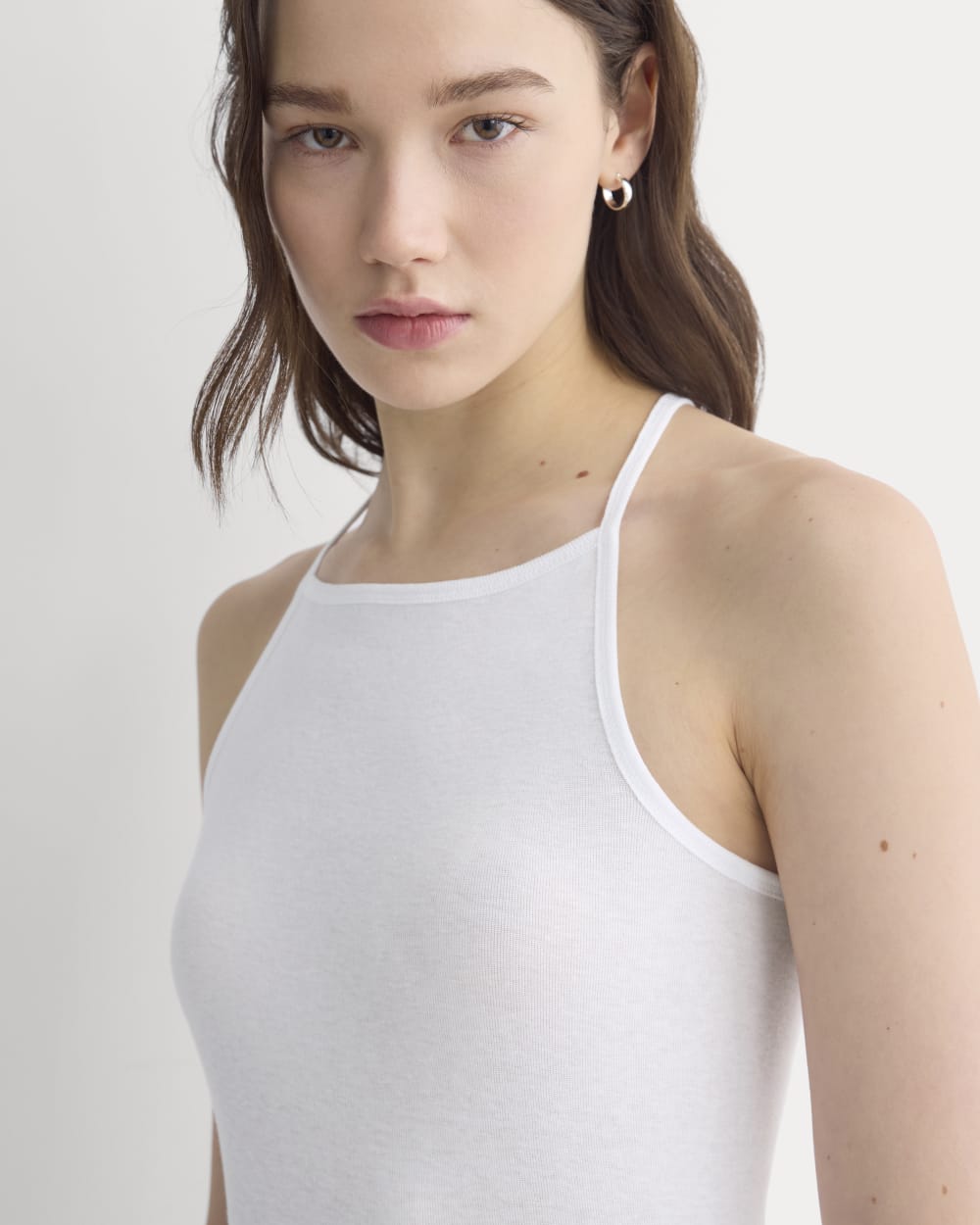 Tissue Narrow Racerback Tank | White - Image 4