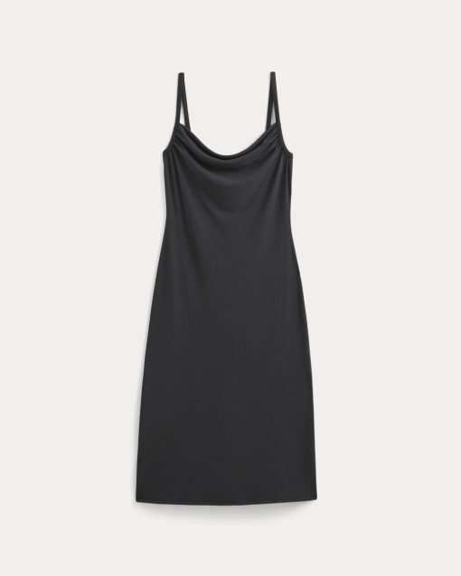 Alternative view of The Tank Midi Dress in Butterknit | Black