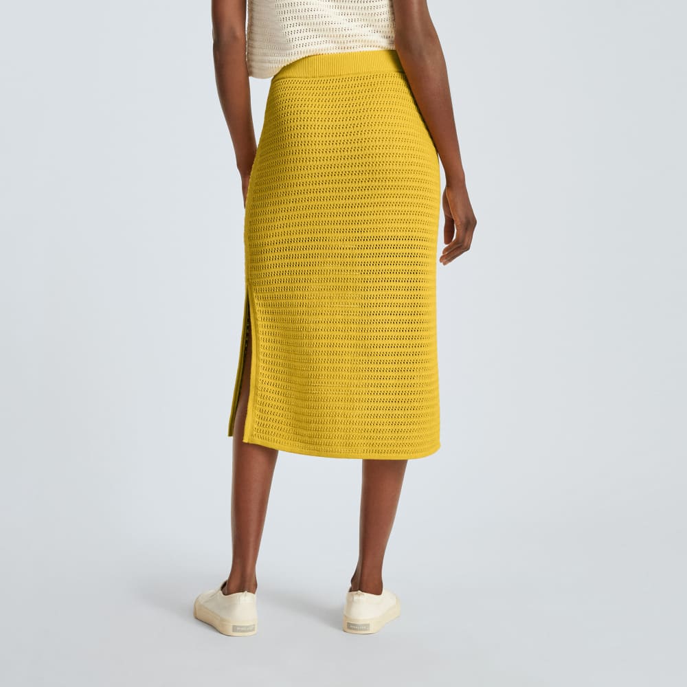 The Crochet Knit Skirt | Super Lemon - Image 3