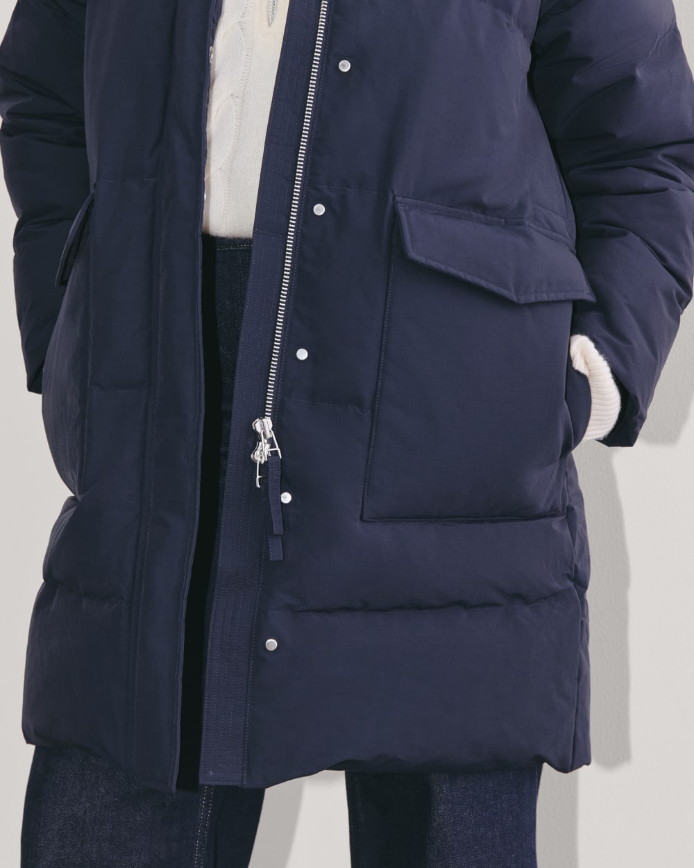 The Long Puffer | Navy - Image 5
