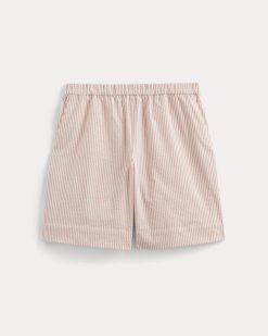 Alternative view of The Seersucker Pull-On Short | Soft Orange