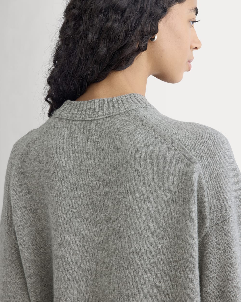 Cashmere Boyfriend Sweater | Husky Gray - Image 5