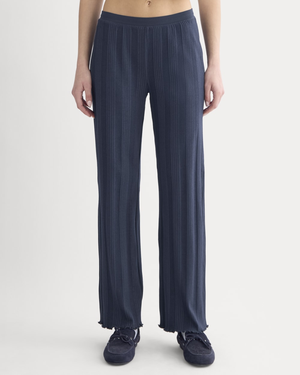Lounge Rib Pant | Navy - Image 3