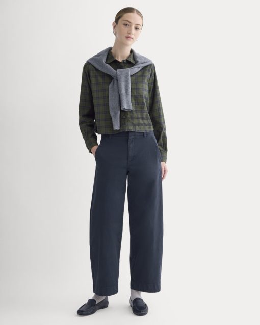 Cotton Twill Chino | Navy