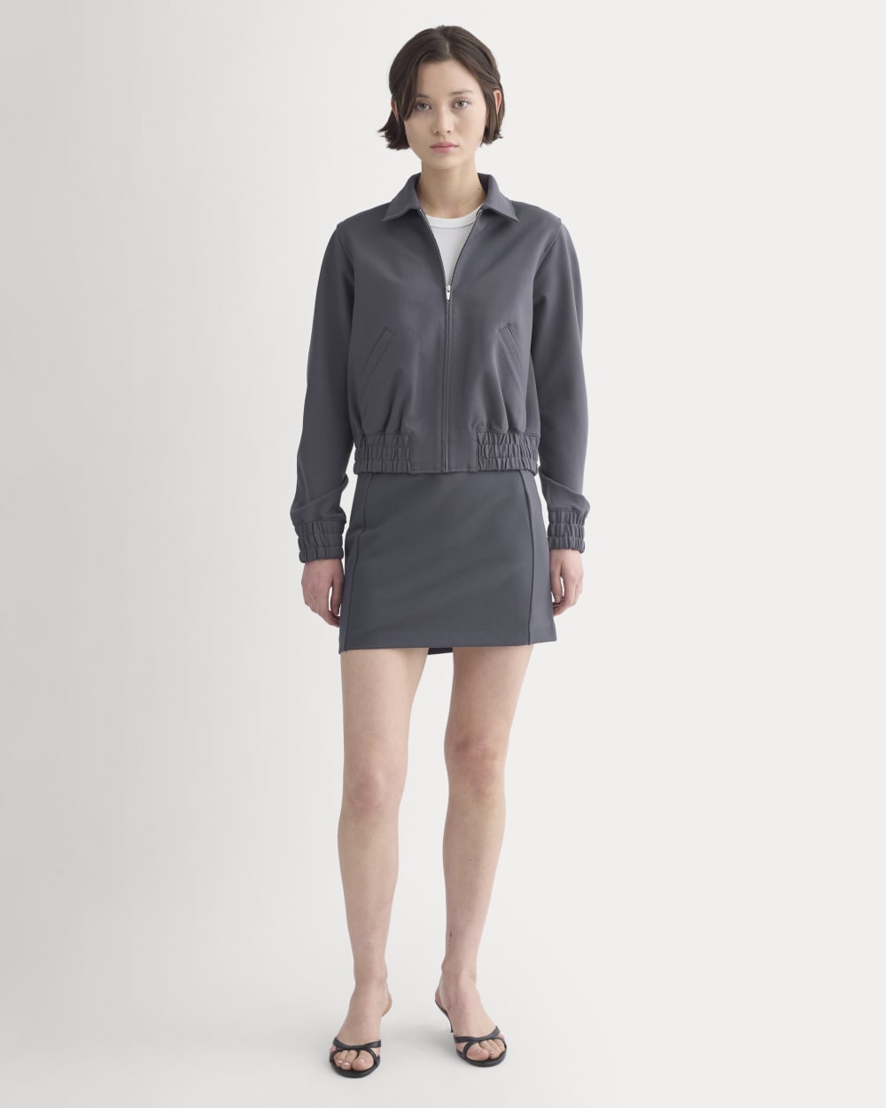 Ponte Aviator Jacket | Graphite - Image 4