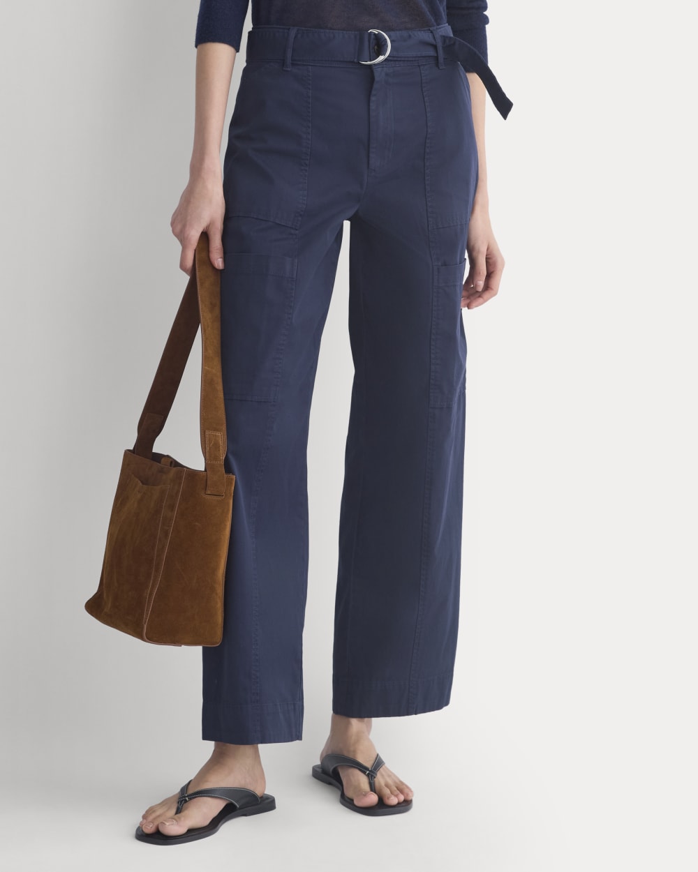 Utility Straight-Leg Cargo Pant | Navy - Image 3