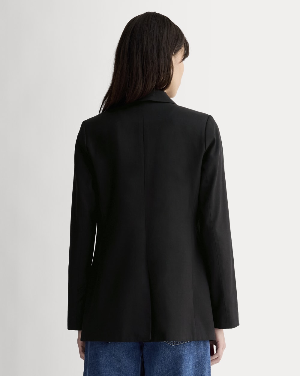The Relaxed Blazer in Buttersmooth | Black - Image 5