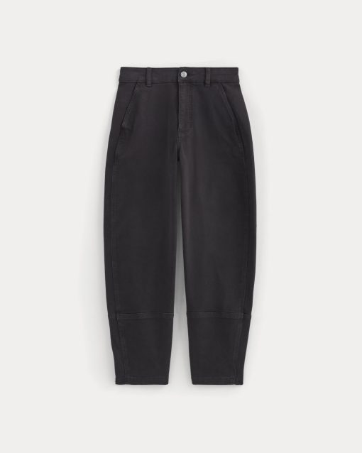 Alternative view of The Utility Barrel Pant | Black | Tall
