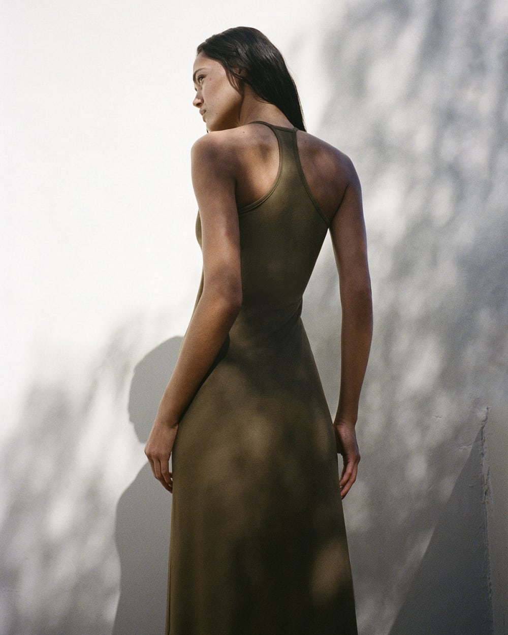 Racerback Maxi Knit Dress | Beech - Image 5