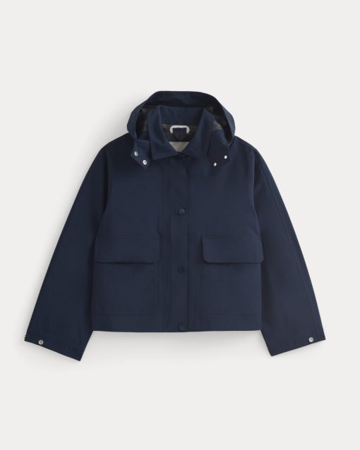 Alternative view of Re:Cycled Nylon Barrel Jacket | Deep Navy