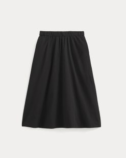Alternative view of The Gauze Tiered Skirt | Black
