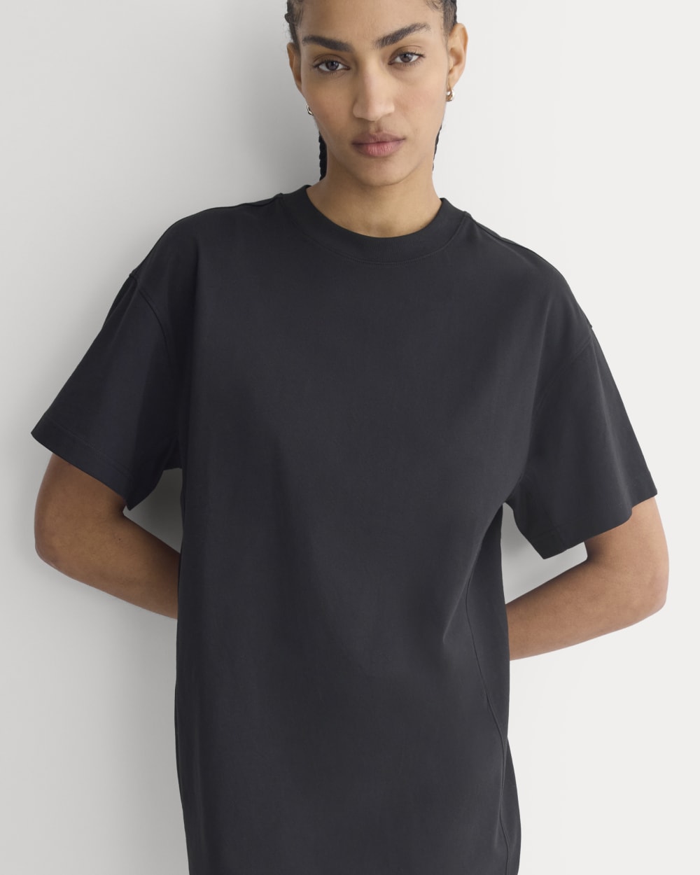 Weekend Tee Mini Dress | Black - Image 5