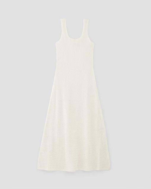 Alternative view of The Crochet Knit Tank Dress | Bone