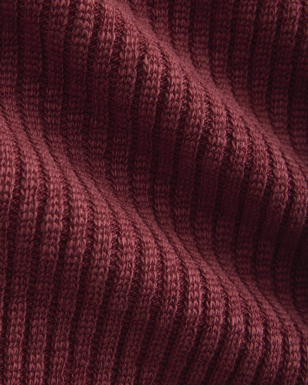 The Cozy Rib Tee | Pomegranate - Image 6