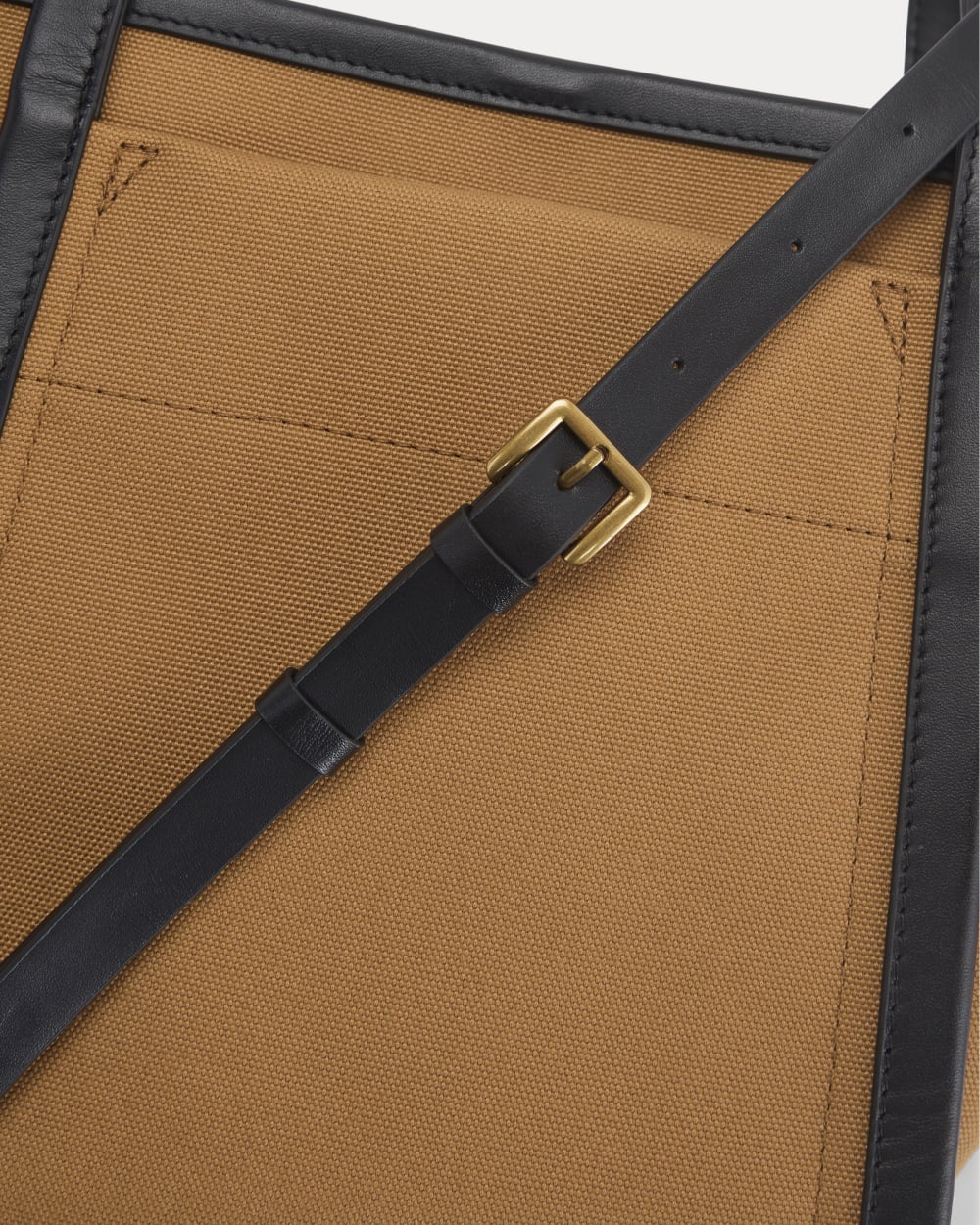 Canvas Mini Lug Tote | Golden Brown - Image 4