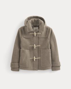 Alternative view of The ReWool Duffle Coat | Heather Taupe