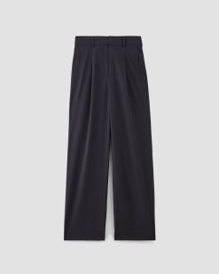 Alternative view of The Italian Wool Way-High® Drape Pant | Navy